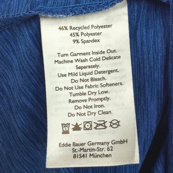 NWT Eddie Bauer Resolution T-Shirt Womens Plus Size 2X Blue Short Sleeve - Picture 8 of 8